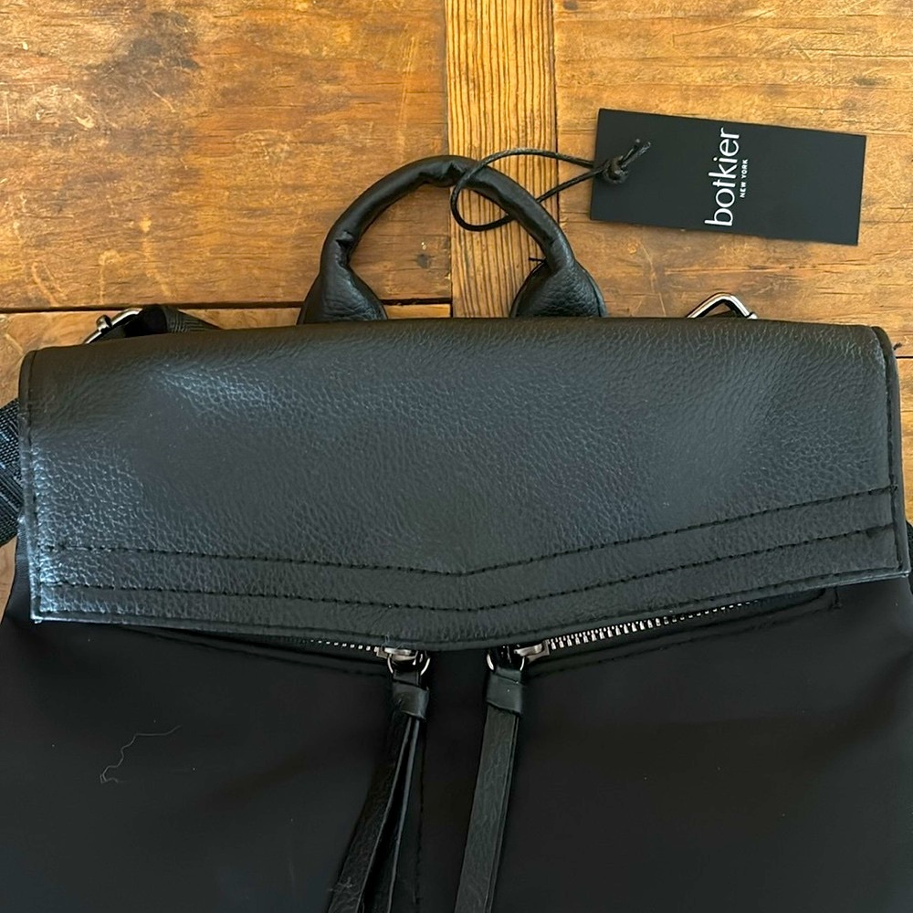 New With Tags Botkier Black Mini Backpack - Picture 3 of 16
